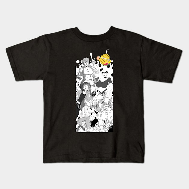 The Fruit Hive Kids T-Shirt by Jorbias